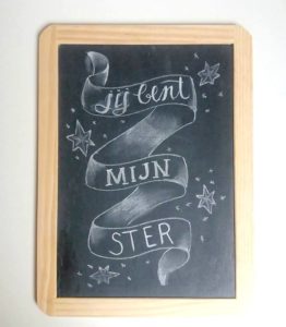 Krijtbord Lettering Vraag En Antwoord Illustrator Anke Vermeij Bits